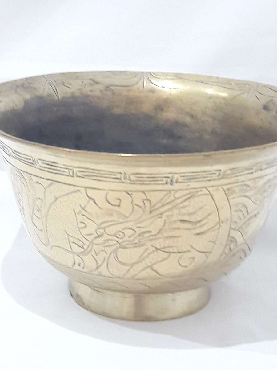 Antique Chinese brass planter