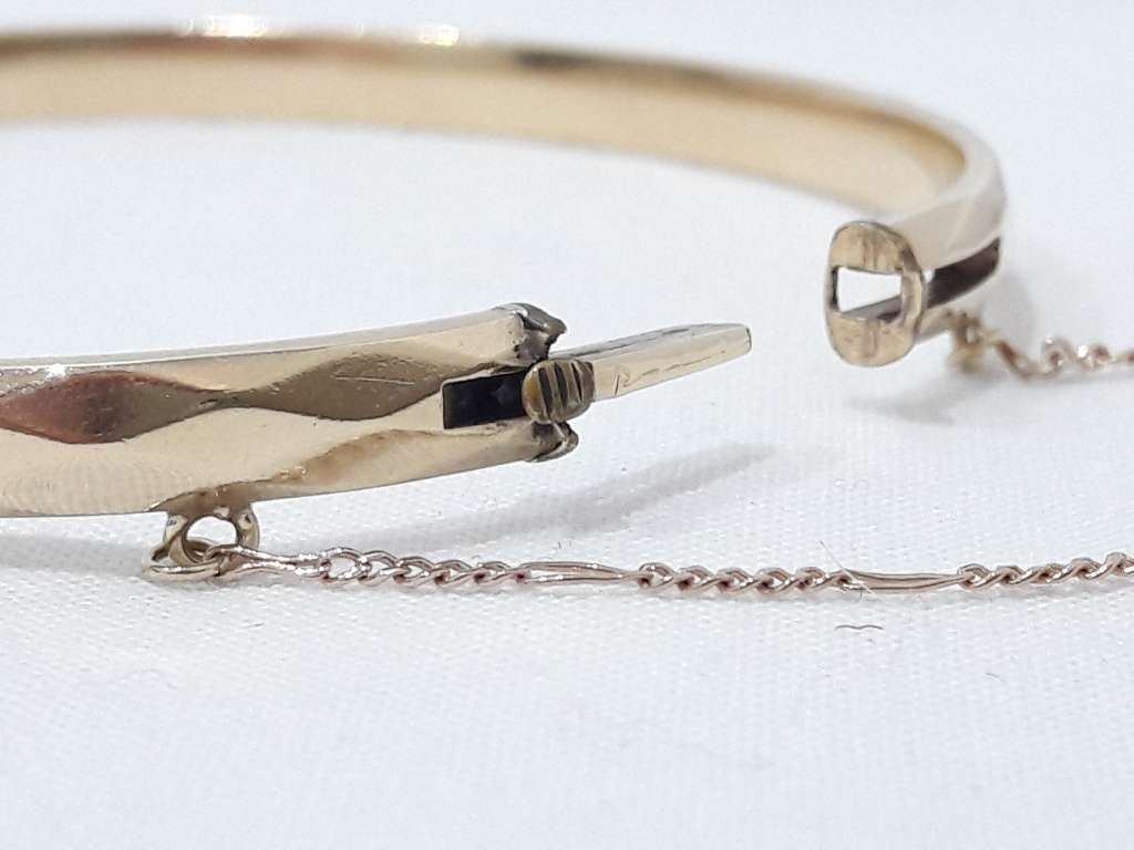 Vintage 9k over Metal Core bangle