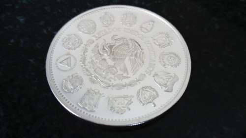 Mexico 100 Pesos 1992 Silver Proof Ibero American Series Silver Coin.