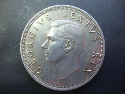 Silver 1952 5 Shillings.