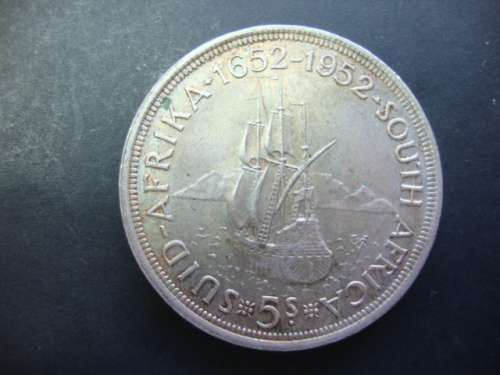 Silver 1952 5 Shillings.