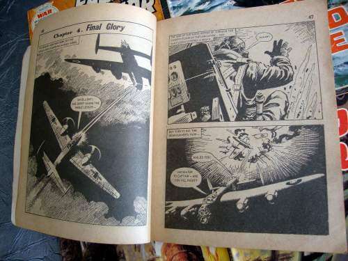 Lot of SEVEN War Comics, Mini Digest inc Air Ace Holiday Special