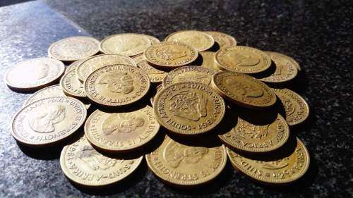 Lot of 32 x 1961 South African Half Cent Coins