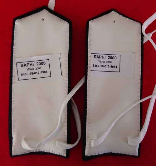 SA Navy pair of Permanent Force Midshipman rank