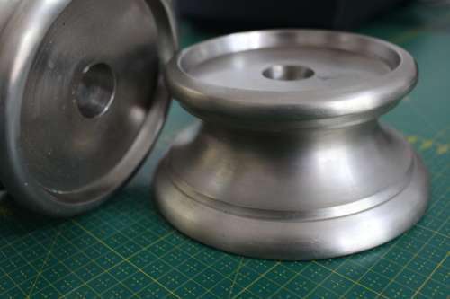 Candle Holders Brushed Steel