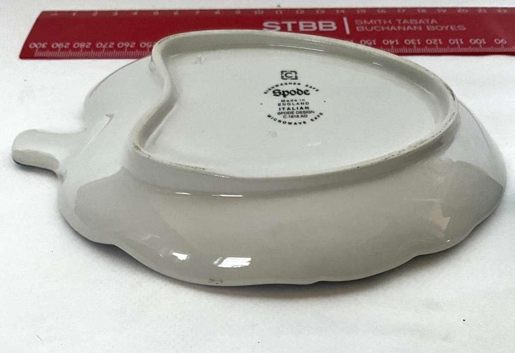 Stylish Copeland Spode blue and white ashtray or nut dish - Italian pattern