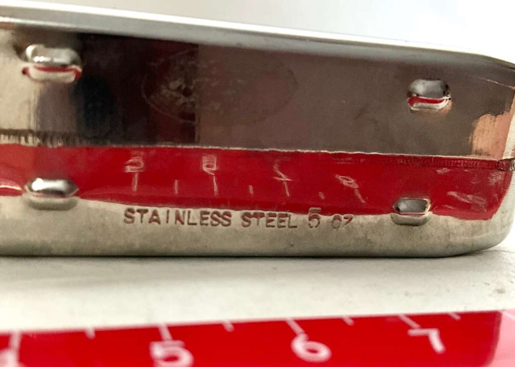 Quirky stainless steel hip flask in the shape of a jerry can - fuel for thought!