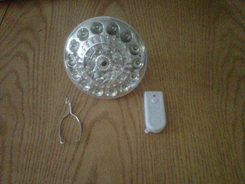 Rechargeable LED Light bulb for bayonet socket with remote