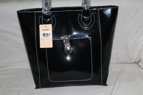 Ladies PU leather bag shiny