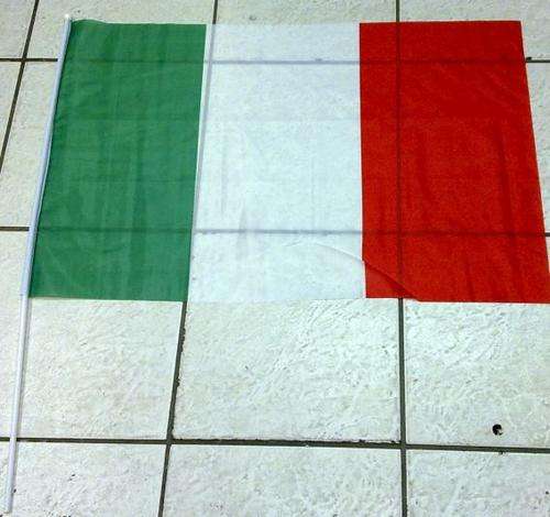 Italy hand held National flag 87 x 65 cm