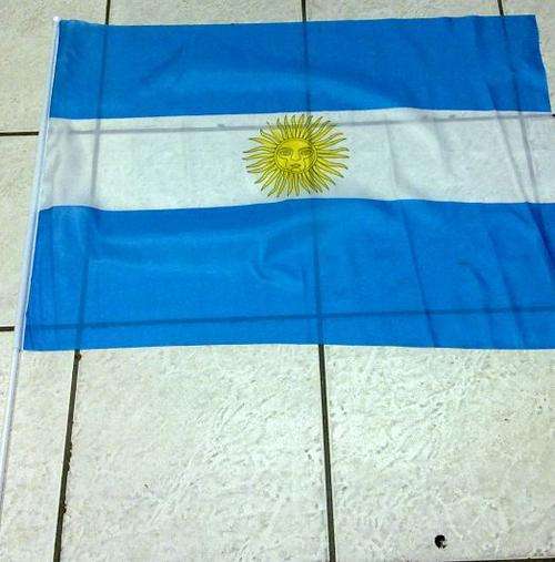 Argentina hand held National flag 87 x 65 cm