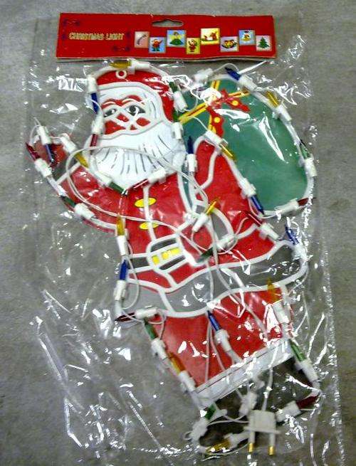 Christmas lights Xmas Santa Clause Flashing Lights window decoration