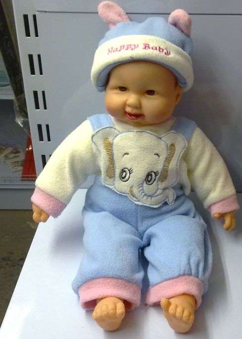 Baby Doll 40 cm tall with music Happy Baby Doll assorted designs