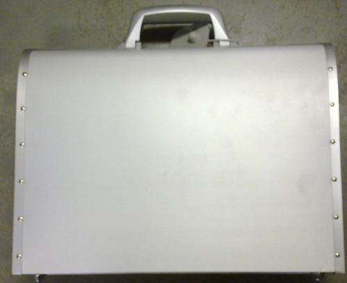 Briefcase Metal in silver or gunmetal