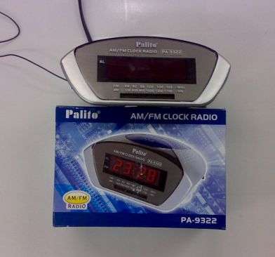 Palito am/fm Clock Radio PA 9322