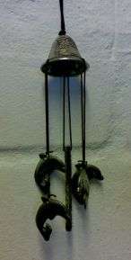 windchime metal dolphin