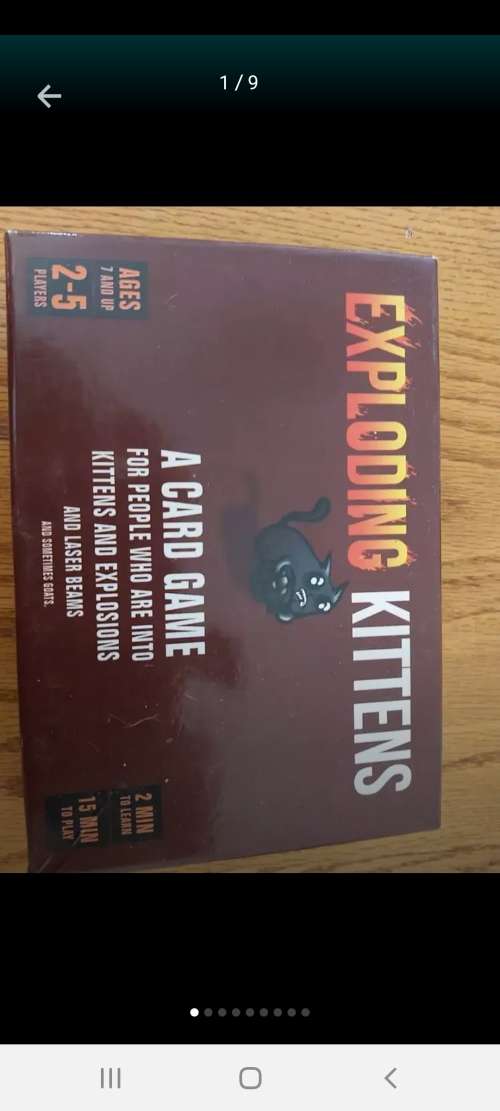 Exploding Kittens card game with expansion pack