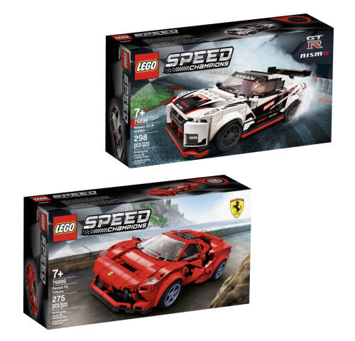 LEGO® SPEED CHAMPIONS FERRARI F8 TRIBUTO + NISSAN GT-R NISMO COMBO