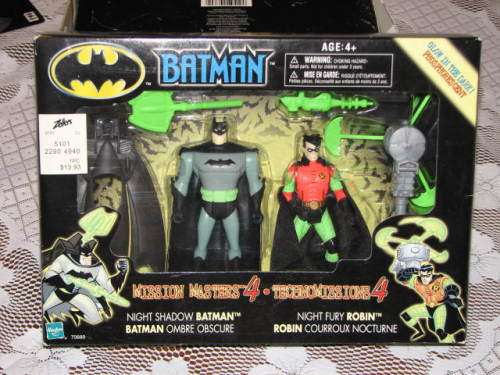 Hasbro Mission Masters 4 Night Shadow Batman and Night Fury Robin