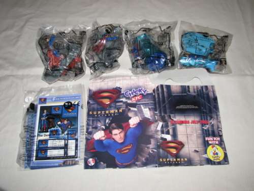 KFC Superman Kiddies Meal Set with Chicky Meal Box