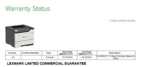 Lexmark MS621DN MonoChrome Business Printer with warranty to 10/21 - New/Boxed