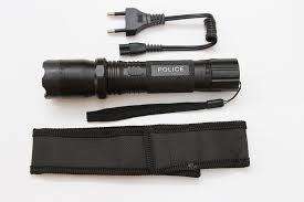 1101 LED Flashlight and Taser - All in One - Aluminium Casing - Rechargable
