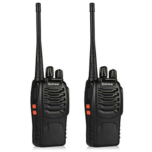 Handheld Walkie Talkie Radio Set (x2) with 16 Channels, 3 - 5 km talking range