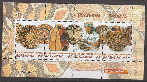 Botswana & Bechaunaland  2001  M/S **  Baskets