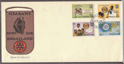 Swaziland  1985  FDC  Mbabane Rotary Club
