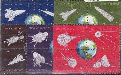 Other Americas  Cuba  1964  (5)  Contr. Blks. **