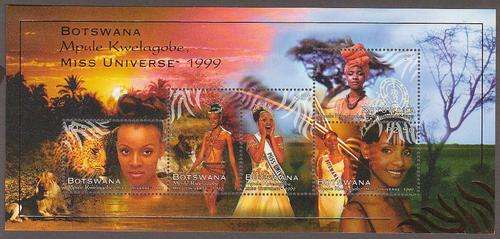 Botswana & Bechaunaland  1999  M/S 910 ** umm Miss Universe