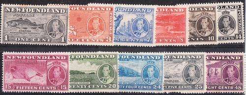 King George VI  Newfoundland 1937 (11) * mm