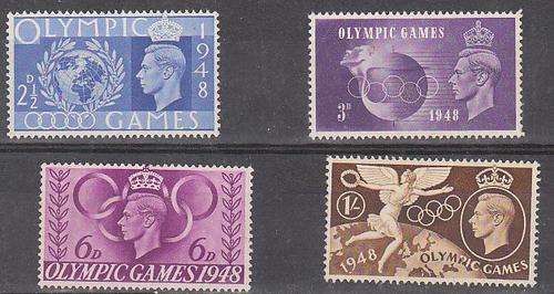 King George VI  1948  (4) **  Olympic Games.
