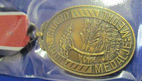 SADF JOHN CHARD MEDAL ISSUED