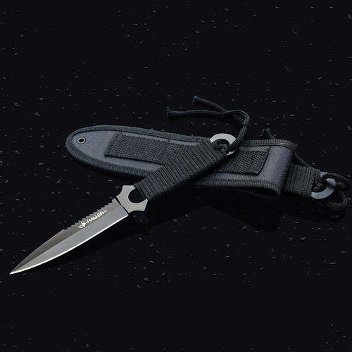 Haller Special Forces Fixed Blade Spearpoint Knife (Including Leg Holster)