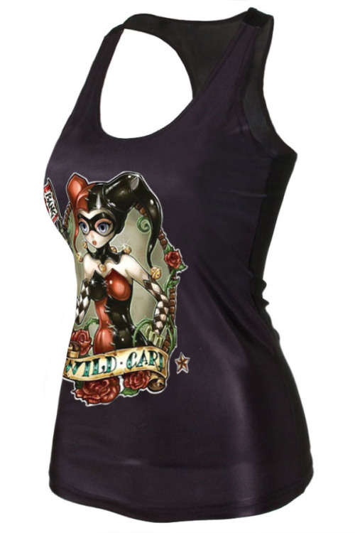 Harley Quinn wild card tank top (on special