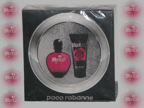 Paco Rabanne Black XS 2pce set - 80ml EDT spray + 100ml Sensual Body Lotion