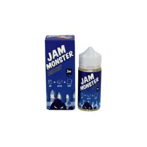 JAM Monster Blueberry Vape E-Liquid Juice 3mg 100ML AUTHENTIC !
