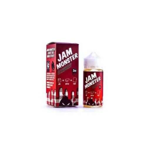 JAM Monster Strawberry Vape E-Liquid Juice 3mg 100ML AUTHENTIC !