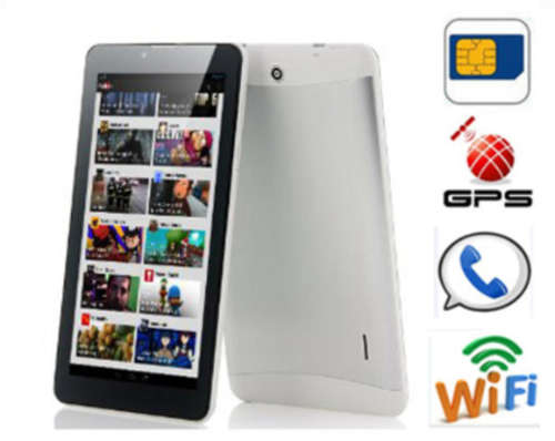 7 INCH ANDROID 4.2 PHONE TABLET (PHABLET) WITH 3G, WIFI, BLUETOOTH, GPS AND CALL FUNCTION (SILVER)