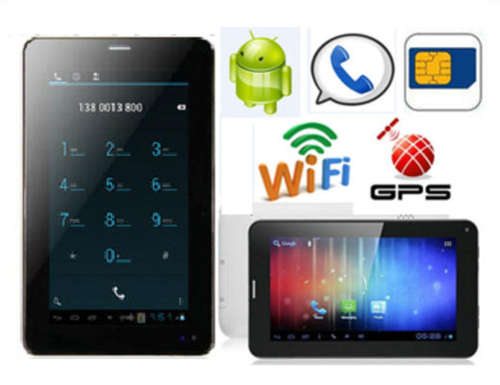 7 INCH ANDROID 4.2 PHONE TABLET (PHABLET) WITH 3G, WIFI, BLUETOOTH, GPS AND CALL FUNCTION (BLACK)