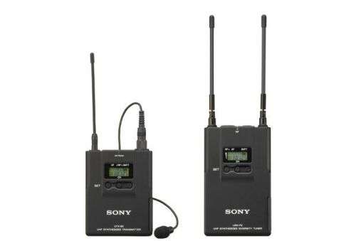 Professional Sony UWP-V1 Wireless Lavalier Microphone Package