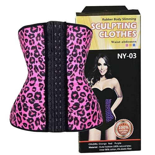 Leopard Rubber Body Slimming Sculpting Clothes Waist Abdomen