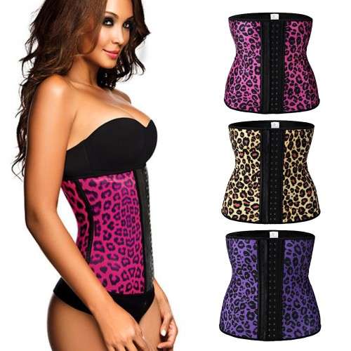 Leopard Rubber Body Slimming Sculpting Clothes Waist Abdomen