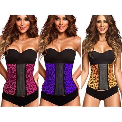 Leopard Rubber Body Slimming Sculpting Clothes Waist Abdomen