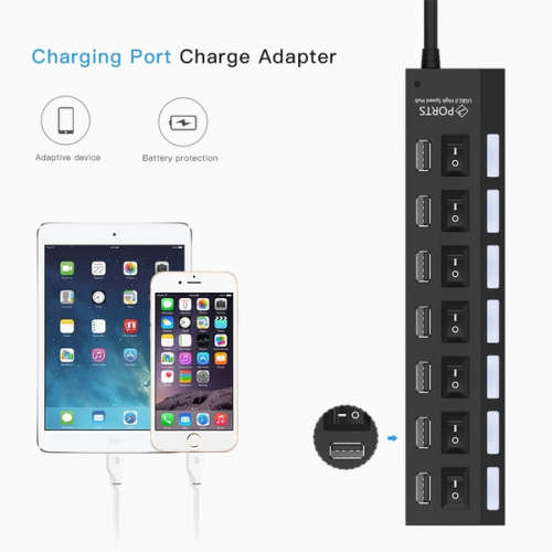 Charge 4 Phones At One Time - Ideal For Families