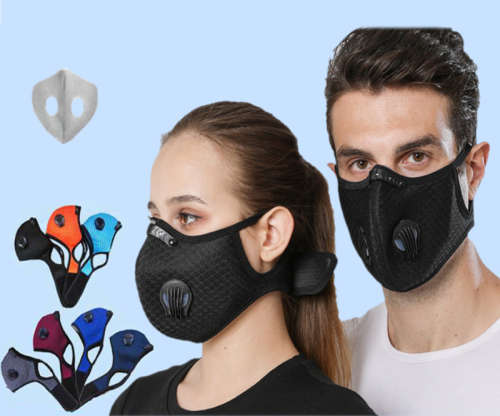 Reuseable Mask With Exhalation Valves