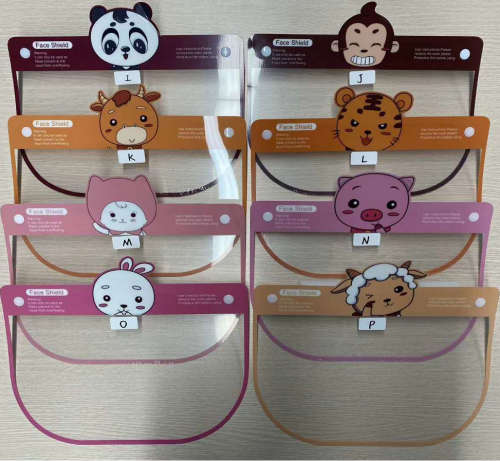 Kids PET Face Shield - Protects Eyes And Face From Saliva Splashes Than Transmit Viruses