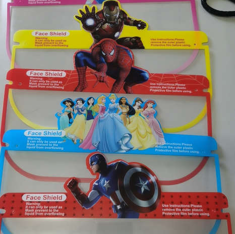 Kids PET Face Shield - Protects Eyes And Face From Saliva Splashes Than Transmit Viruses