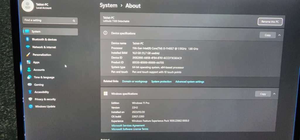 Latitude 7320 Detachable